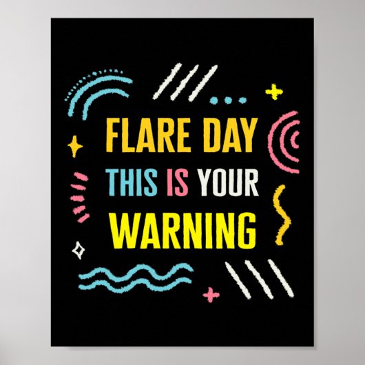 Flare Day 複合性局所疼痛症候群 啓発 ポスター (正面)