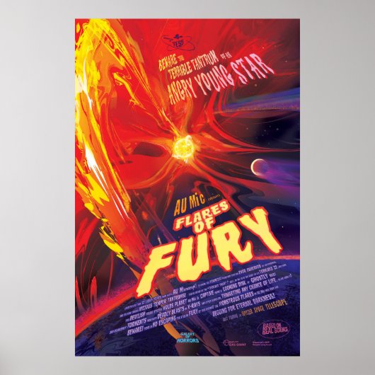 Flares Of Fury Poster, Au Microscopi. ポスター (正面)