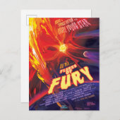 Flares Of Fury Poster, Au Microscopi. ポストカード (正面/裏面)
