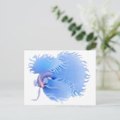 Flaring Betta Splendensはがき ポストカード (スタンド正面)