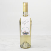 Flaschen Anhänger , Weihnachtsbild mit Pferd ボトルネックタグ (ボトル)