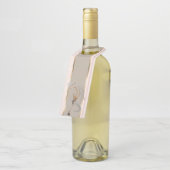 Flaschenanhänger mit edlem Pferdemotiv ボトルネックタグ (アングル)