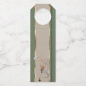 Flaschenanhänger mit edlem Pferdemotiv ボトルネックタグ (裏面)