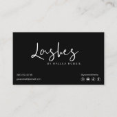 Flash拡張のアフターケアの手モダン順 名刺 (正面)