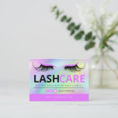 Flash拡張のアフターケアの手順 名刺 (スタンド正面)