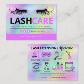 Flash拡張のアフターケアの手順 名刺 (正面/裏面)