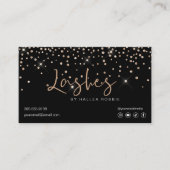 Flash拡張のアフターケアの指示金ゴールドGem 名刺 (正面)