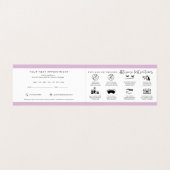 Flash AfterCareの説明とアポイントメントの確認 名刺 (内部フラット)