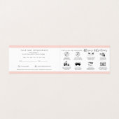 Flash AfterCareの説明とアポイントメントの確認 名刺 (内部フラット)