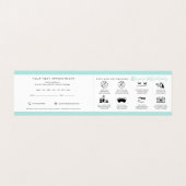 Flash AfterCareの説明とアポイントメントの確認 名刺 (内部フラット)