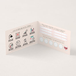 Flash AfterCareの説明とアポイントメントロイヤリティ 名刺