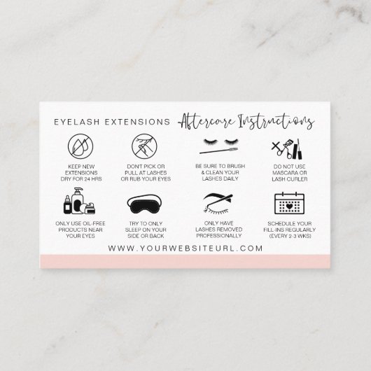 Flash AfterCareの説明ロゴの追モダン加   名刺 (裏面)