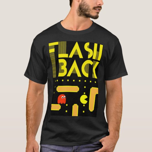 Flash Back Pac Man Tシャツ (正面)