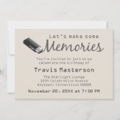 Flash Driveの誕生日パーティー招待状 招待状 (正面)