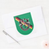 FLASH/DUIの特殊部隊DETヨーロッパのステッカー スクエアシール (封筒)