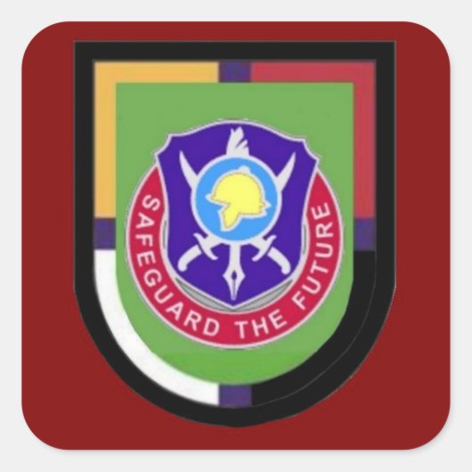 Flash DUI 404th Civil Affairs Bnスタンプ スクエアシール (正面)