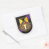 FLASH/DUI 412TH民事大隊ステッカー スクエアシール (封筒)