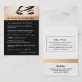 Flash Extensionsアフターケアの手順と紹介 紹介カード (正面/裏面)