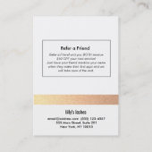 Flash Extensionsアフターケアの手順と紹介 紹介カード (裏面)