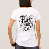 Flash Ink Co - ジプシーの女性 Tシャツ (裏面)