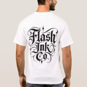 Flash Ink Co - 修道女と錨 Tシャツ (裏面)