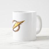 Flash inspired logo ジャンボコーヒーマグカップ (正面右)