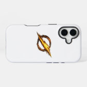 Flash inspired logo iPhone 16ケース (裏面横)