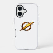 Flash inspired logo iPhone 16ケース (裏面)
