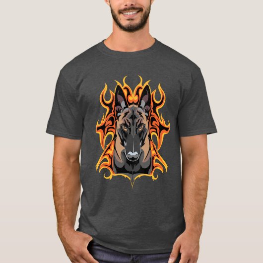 flash malinois tシャツ (正面)