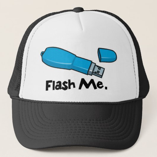flash me flashドライブデザイン キャップ (正面)