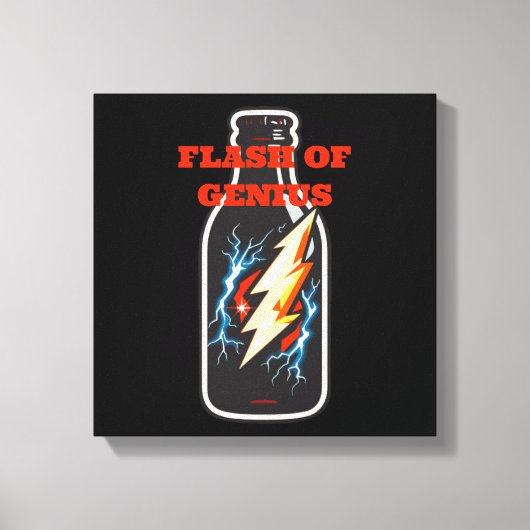 Flash of Genius キャンバスプリント (正面)