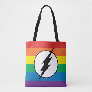 Flash Rainbowロゴ トートバッグ