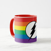 Flash Rainbowロゴ マグカップ (正面左)