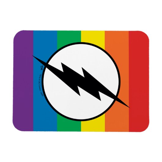 Flash Rainbowロゴ マグネット (横)