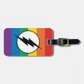 Flash Rainbowロゴ ラゲッジタグ (正面横)