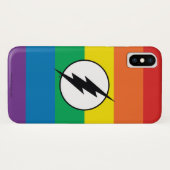 Flash Rainbowロゴ Case-Mate iPhoneケース (裏面(横))