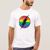 Flash Rainbowロゴ Tシャツ (正面)