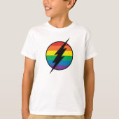 Flash Rainbowロゴ Tシャツ (正面)