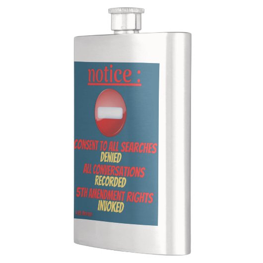 flask "通知…" フラスク (左)
