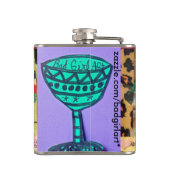 FLASK-HANDは私酒宴私を見、 フラスク (裏面)