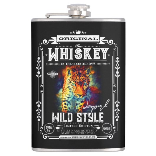 FLASK_Leopard フラスク (正面)