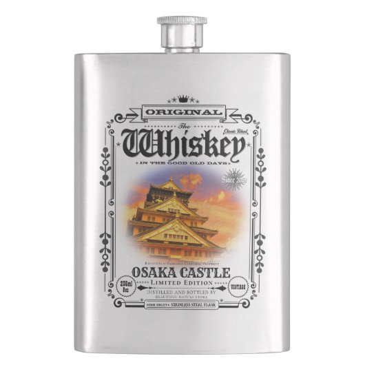 FLASK_Osaka Castle (Sunset ver.) フラスク (正面)