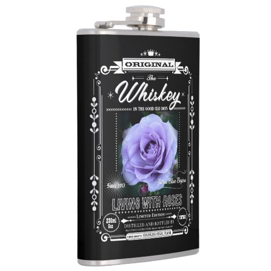FLASK_Rosa Blue Bajou フラスク (右)
