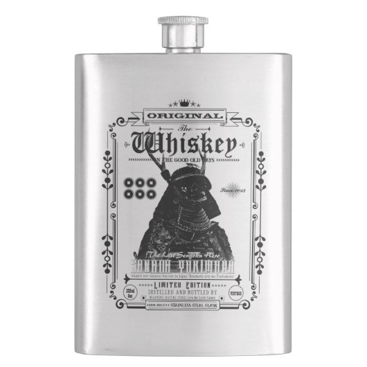 FLASK_Sanada Yukimura (Black ver.) フラスク (正面)