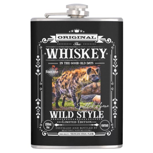 FLASK_Spotted Hyena フラスク (正面)
