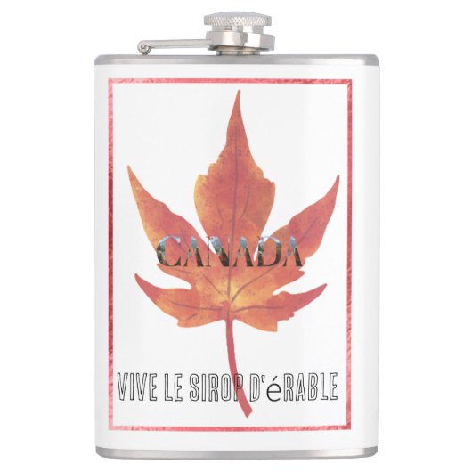 Flasque Canada/Canada Maple Leaf Flask フラスク (正面)