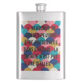 Flasque citation alcool フラスク (正面)