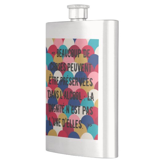 Flasque citation alcool フラスク (左)