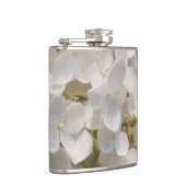 flasque, fleurs blanche フラスク (右)