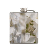 flasque, fleurs blanche フラスク (裏面)